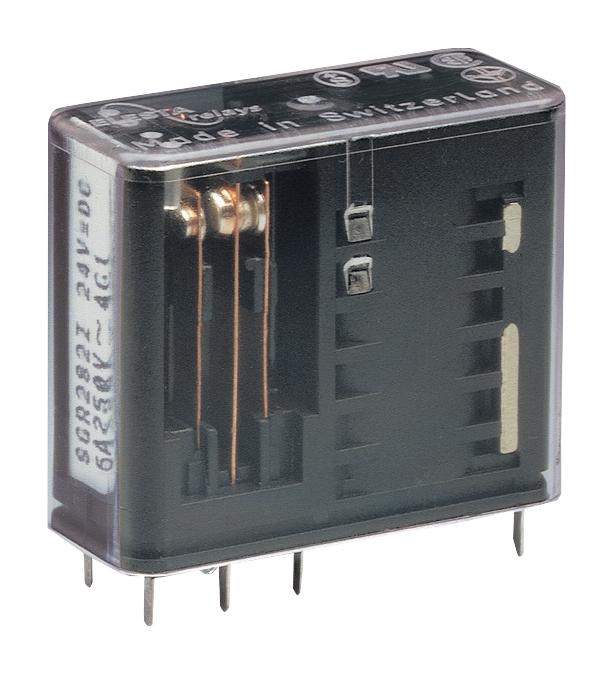 SGR282ZK 12VDC SAFETY RELAY, DPDT, 250VAC, 8A ELESTA
