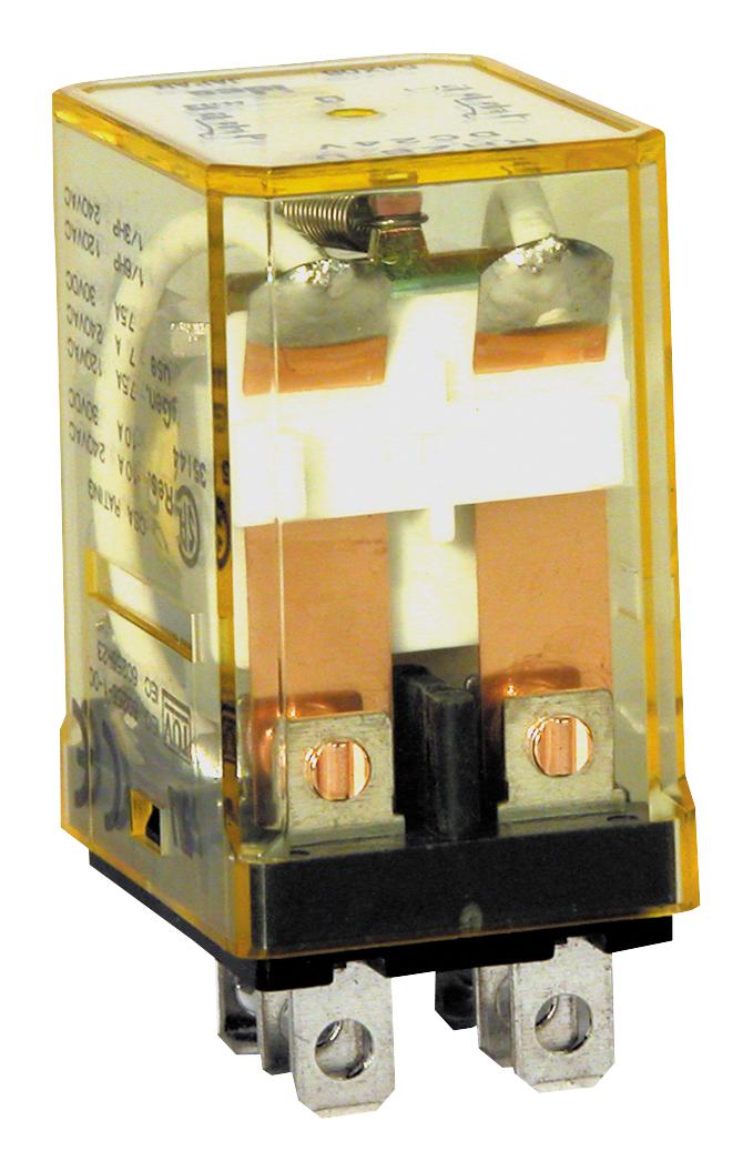 RH2B-ULCDC24V RELAY, DPDT, 24VDC, 10A, SOCKET IDEC