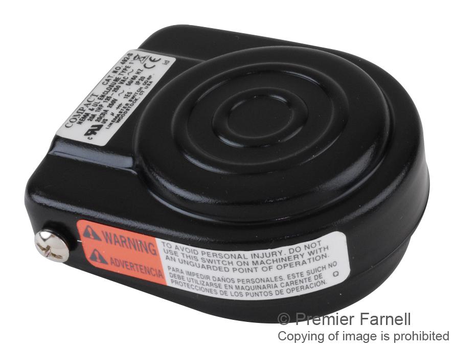 492-S FOOT OPERATED SWITCH, SPDT, 20A, 250V LINEMASTER