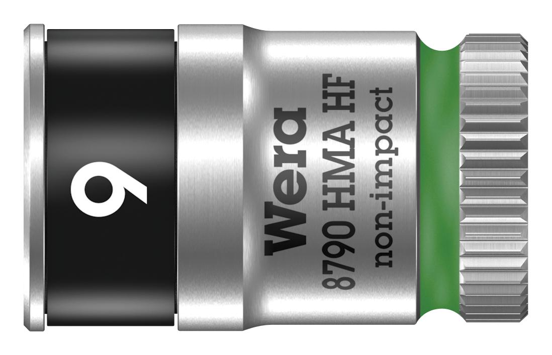 8790 9.0 HEX SOCKET, AF 9MM, 6.35MM DRIVE WERA