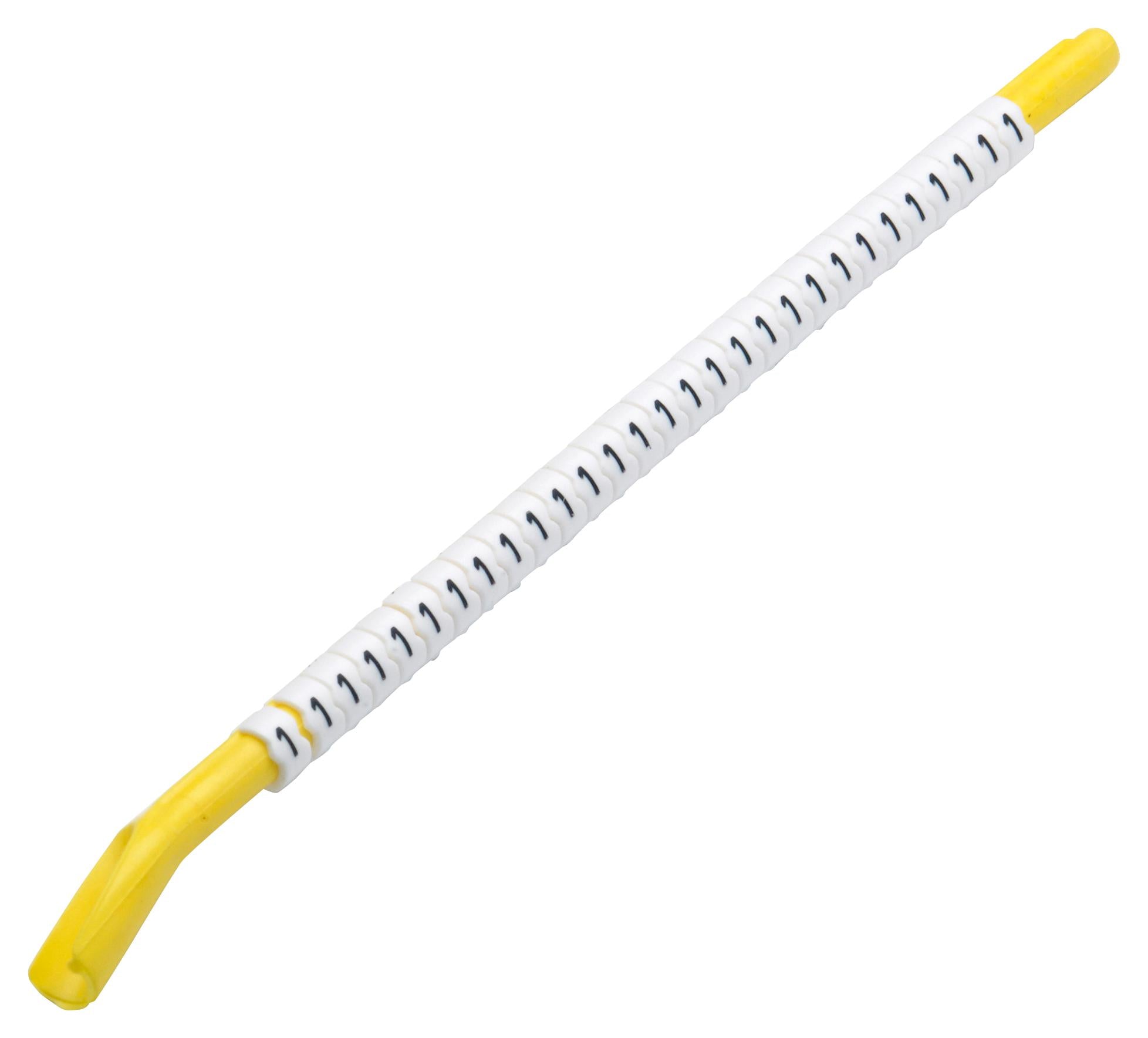 STD17W-4 CABLE MARKER, POM, 11.5MM DIA, WHITE RAYCHEM - TE CONNECTIVITY