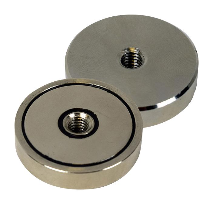 E1022/NEO SHALLOW POT MAGNET, NEODYMIUM, 25 X 7MM ECLIPSE MAGNETICS