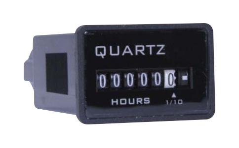 LD11F1 HOUR METER, 10-80VDC, RECTANGULAR BEZEL GIC