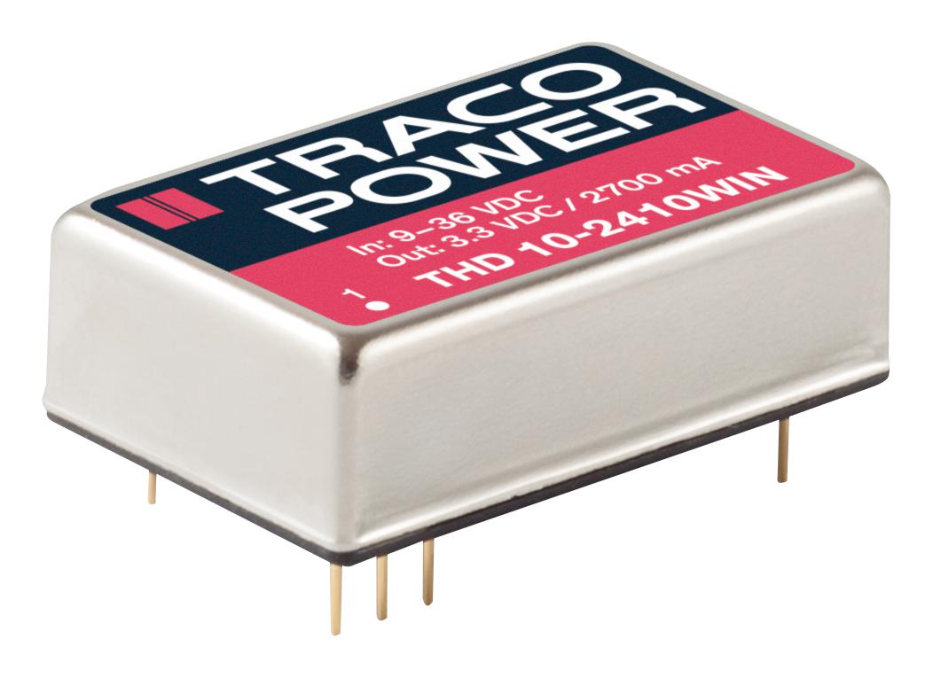THD 10-1212N DC-DC CONVERTER, 12V, 0.833A TRACO POWER
