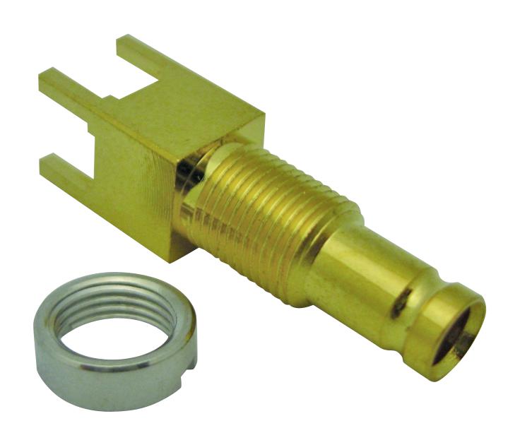 282121-75 RF COAXIAL, 1.0 / 2.3 JACK, 75 OHM, PCB AMPHENOL RF