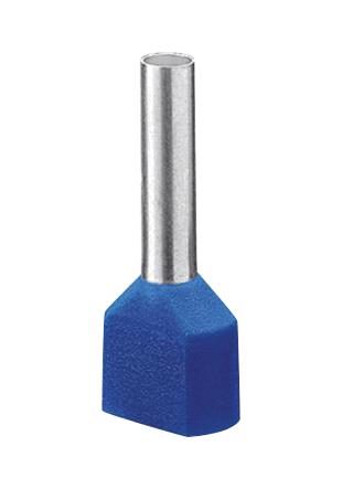 AI-TWIN 2X 2,5 -13 BU TERMINAL, WIRE FERRULE, 14AWG, BLUE PHOENIX CONTACT