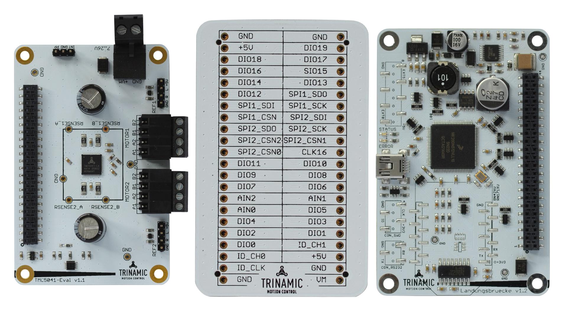 TMC5041-EVAL-KIT EVAL KIT, DUAL STEPPER MOTOR CTRL/DRIVER TRINAMIC / ANALOG DEVICES