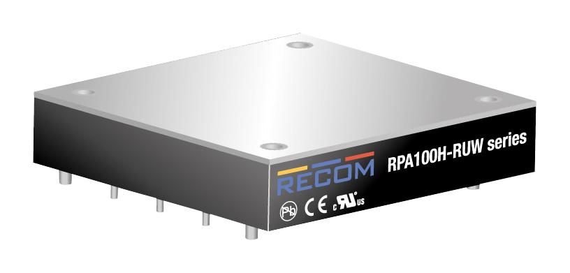 RPA100H-11012SRUW/P DC-DC CONVERTER, 12V, 8.5A RECOM POWER