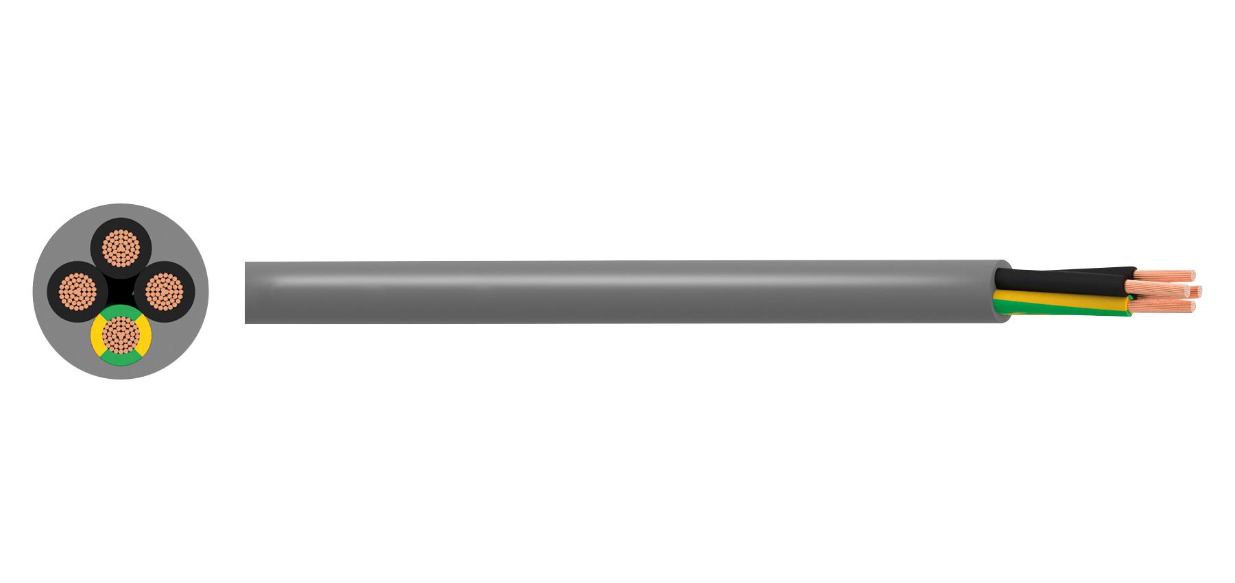 PP001646 UNSHLD FLEX CABLE, 7COND, 1MM2, 50M MULTICOMP PRO