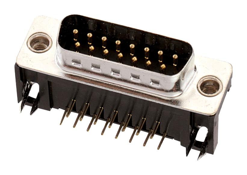 618009211721 D-SUB CONN, R/A, PLUG, 9POS, TH WURTH ELEKTRONIK