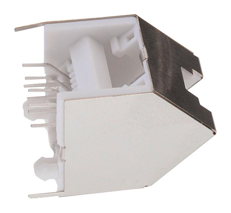 615008145121 RJ45 CONN, 45DEG, JACK, 8P8C, 1PORT, TH WURTH ELEKTRONIK