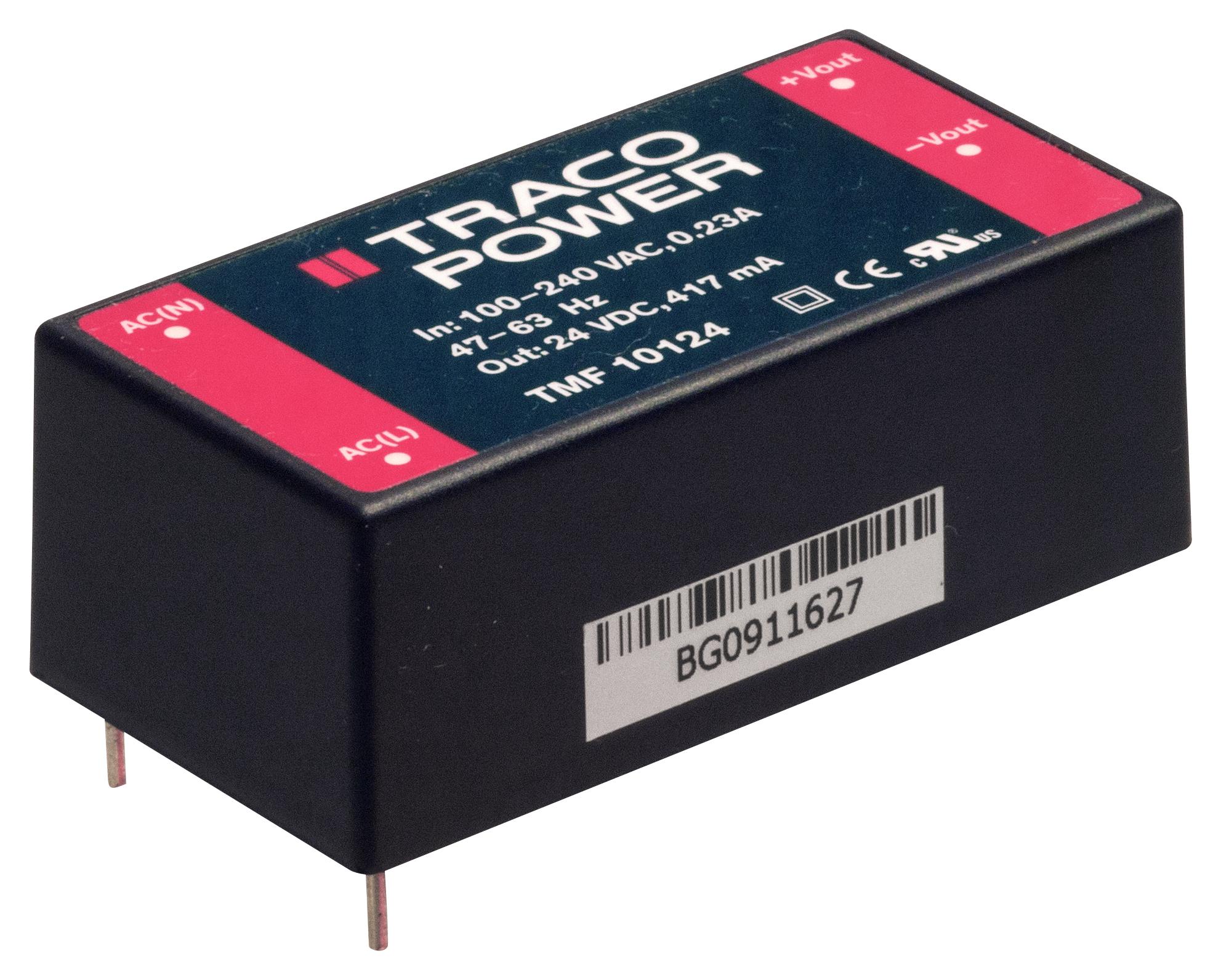 TMF 10105 POWER SUPPLY, AC-DC, 5V, 2A TRACO POWER