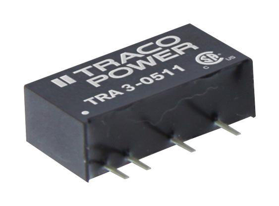 TRA 3-2413 DC-DC CONVERTER, 15V, 0.2A TRACO POWER
