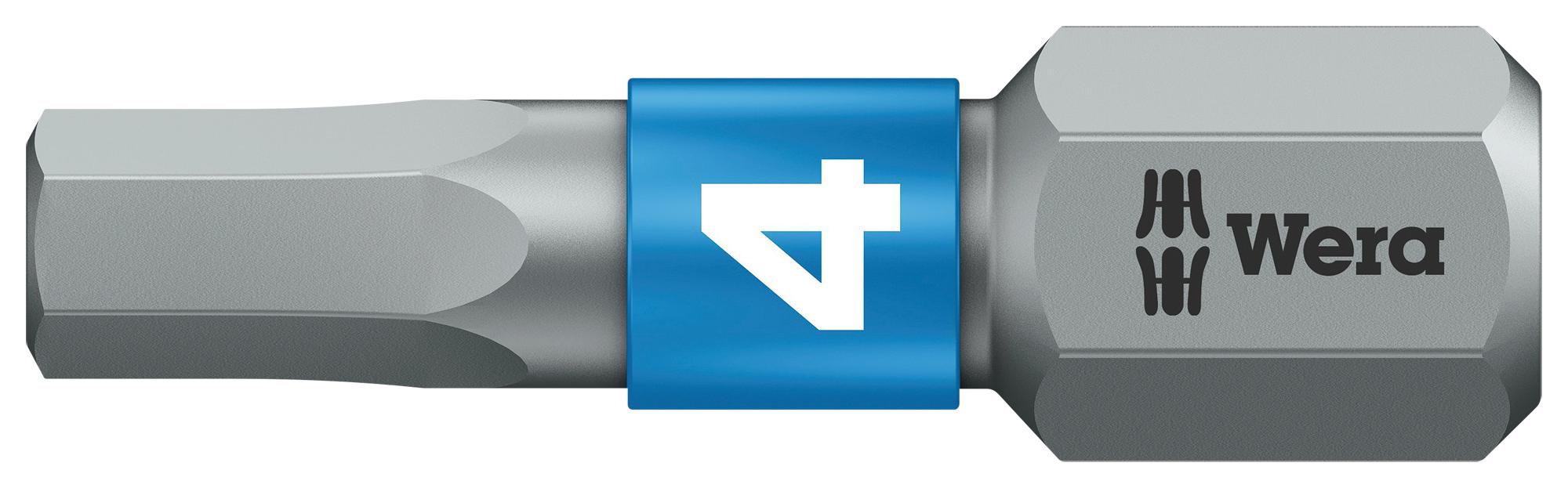 05056684001 HEX BIT, SIZE 4MM X 25MM WERA