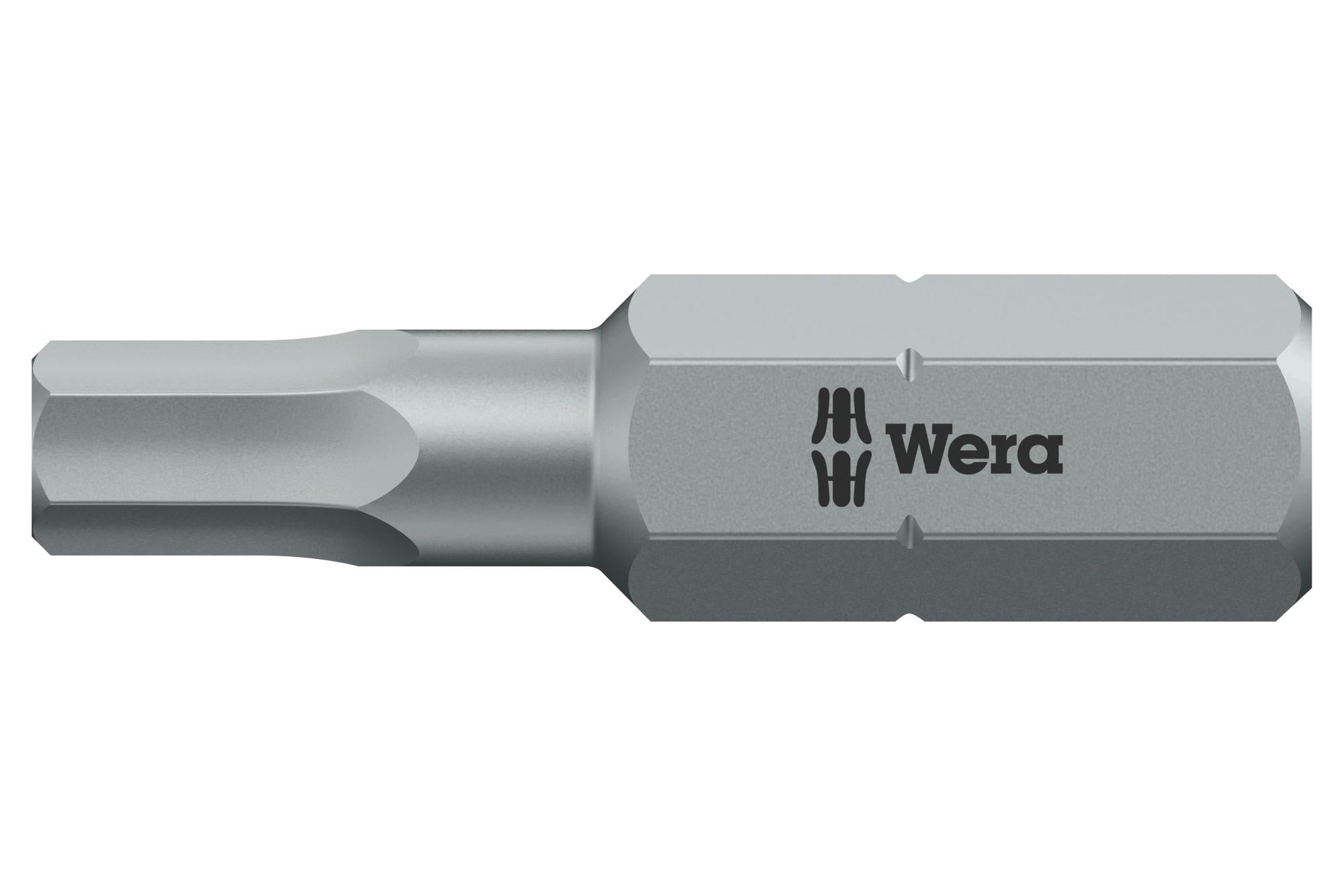 05056335001 HEX BIT, SIZE 8MM X 25MM WERA