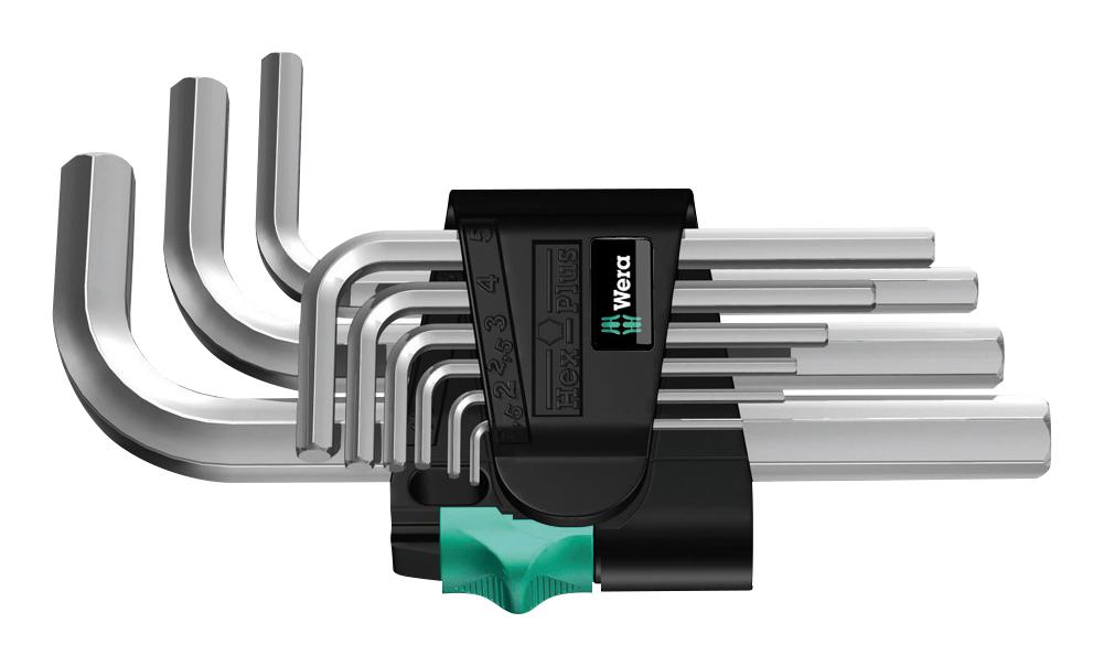 05021406001 HEX KEY SET W/ HOLDER, 10PC WERA
