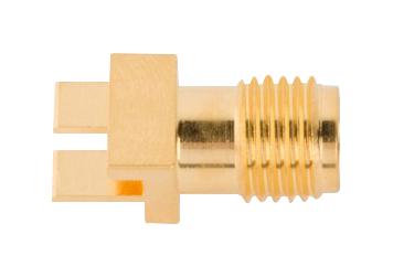 901-10511-1 RF COAXIAL, SMA, JACK, 50 OHM, PCB MOUNT AMPHENOL RF