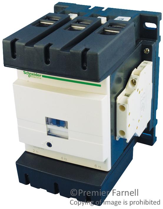 LC1D150F7 CONTACTOR, 3PST-NO, 110V, DIN RAIL/PANEL SCHNEIDER ELECTRIC