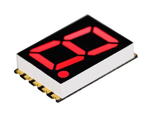 DSM7TA56101T DISPLAY, SEVEN SEGMENT, 14.22MM, RED VCC (VISUAL COMMUNICATIONS COMPANY)