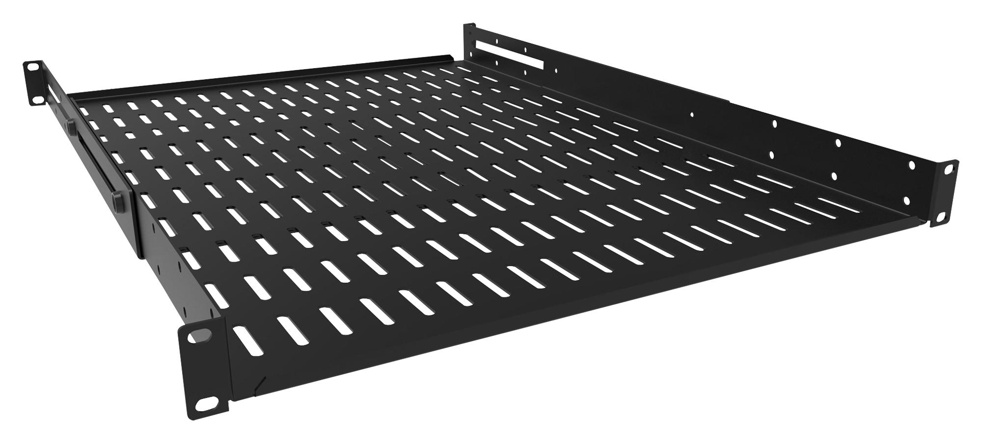 ADSV1825BK ADJ RACK MOUNT SHELF, 18-25", 1U, STEEL HAMMOND