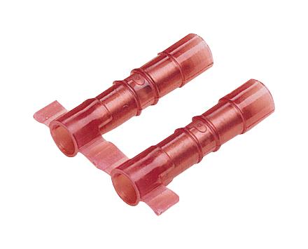 BSN18-3K TERMINAL, BUTT SPLICE, 22-16AWG, RED PANDUIT