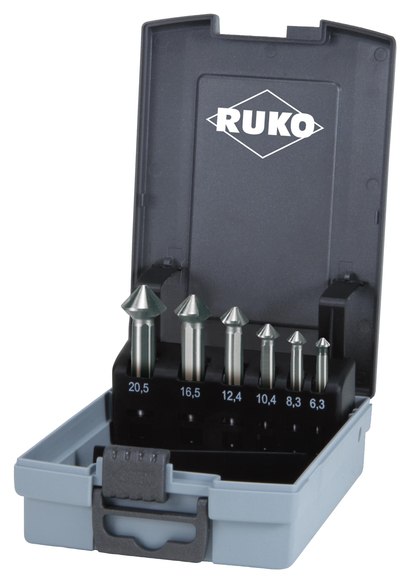 102790RO COUNTERSINKER SET, 6 PCS RUKO