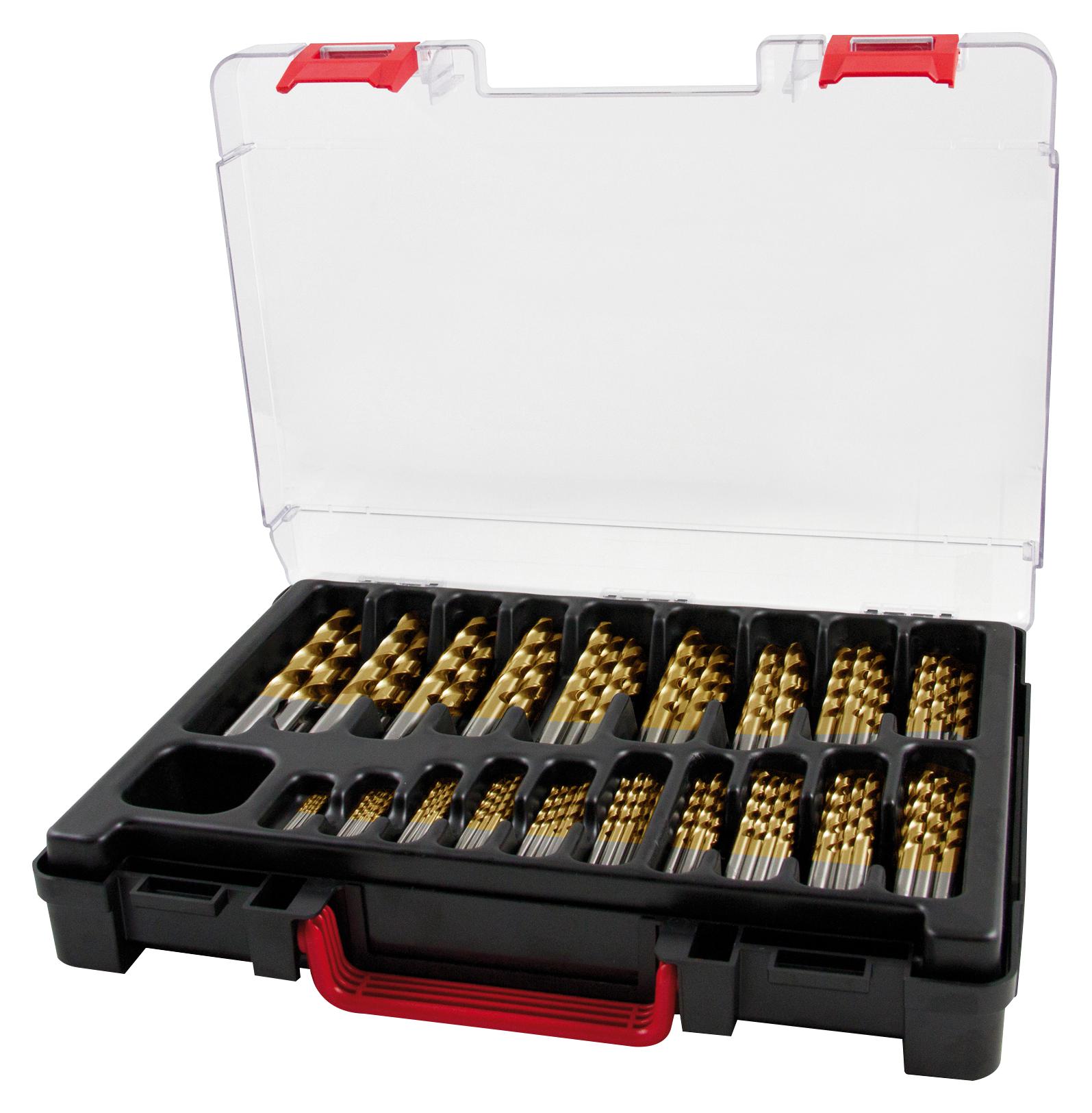 A250200RO TWIST DRILL SET, DIN338, TYPE N, 170 PCS RUKO