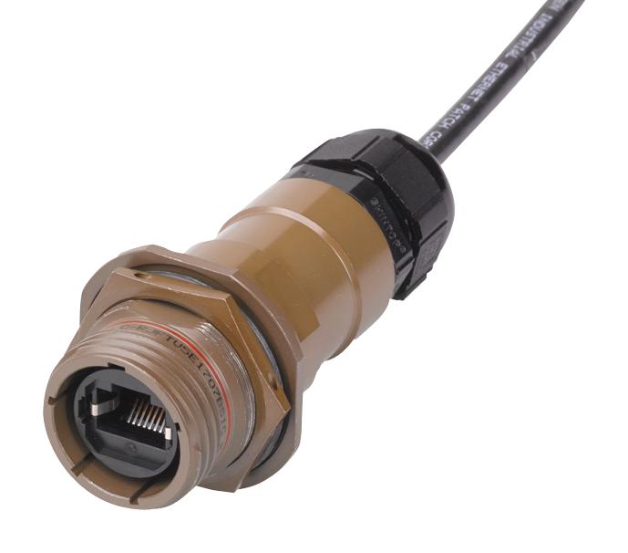 C-RJFTV5E17071N SEALED CONN, RJ45, RCPT, 8POS, JAM NUT CINCH CONNECTIVITY SOLUTIONS