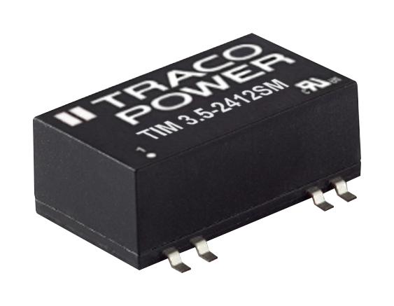 TIM 3.5-4815SM DC-DC CONVERTER, 24V, 0.146A TRACO POWER