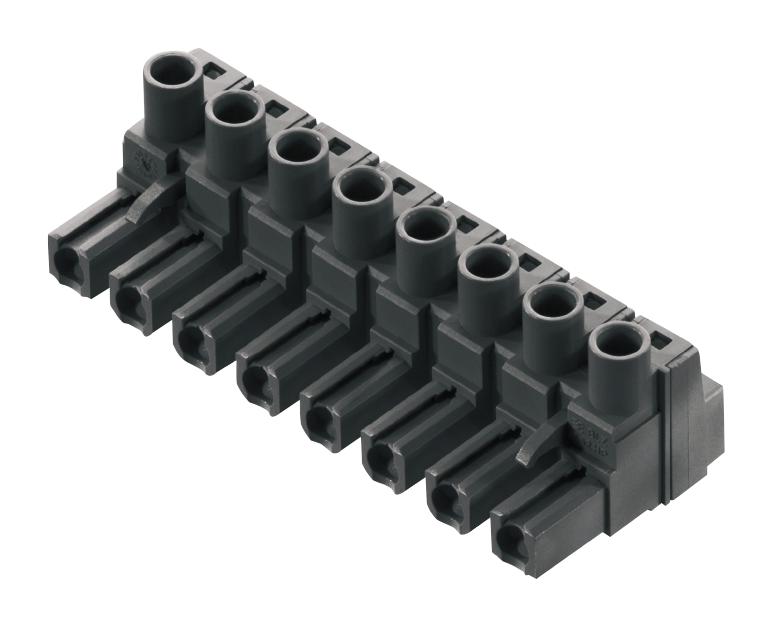1049030000 TERMINAL BLOCK, PLUGGABLE, 8POS, 12AWG WEIDMULLER