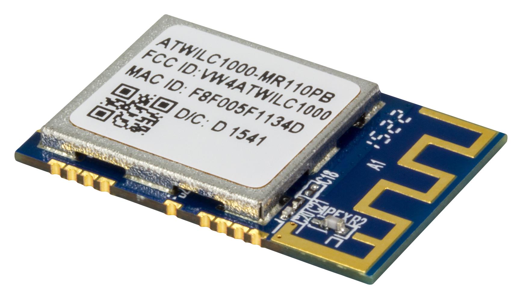 ATWILC1000-MR110PB LINK CONTROLLER MODULE, 2.472GHZ MICROCHIP