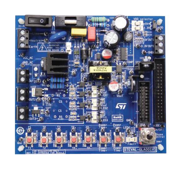 STEVAL-GLA001V1 EVAL BOARD, POWER MANAGEMENT-LOAD SWITCH STMICROELECTRONICS