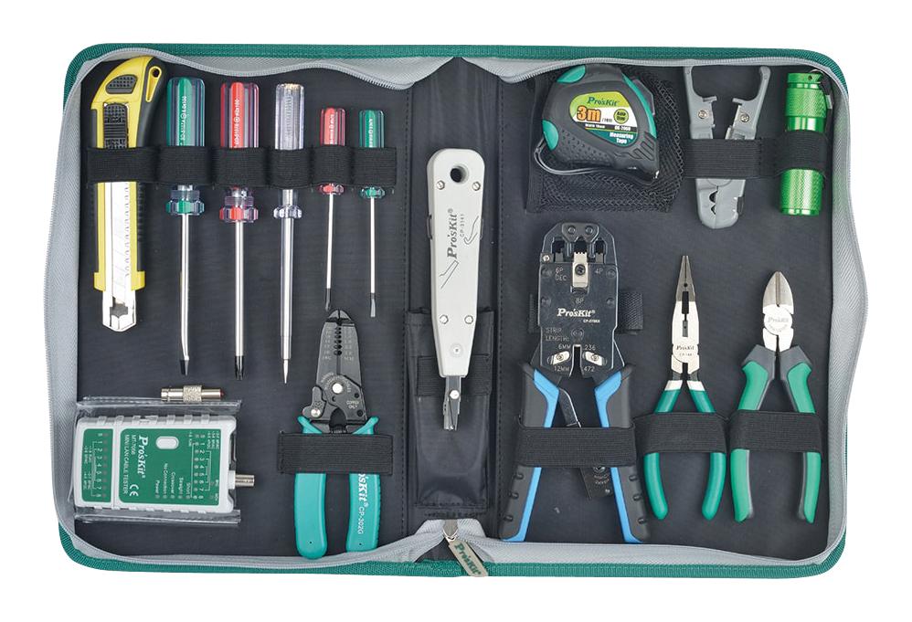 PK-4013 NETWORK INSTALLATION TOOL KIT PROSKIT INDUSTRIES