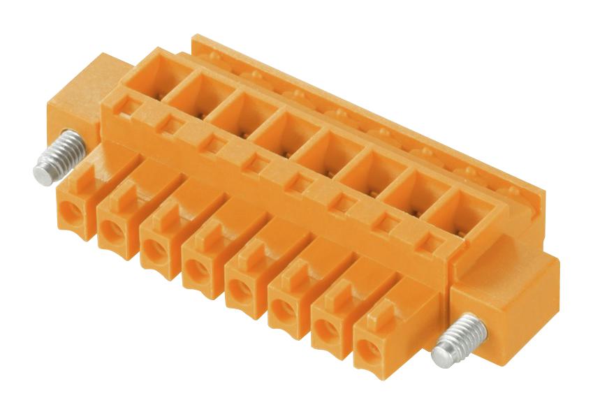 1940040000 TERMINAL BLOCK, PLUGGABLE, 8POS, 16AWG WEIDMULLER