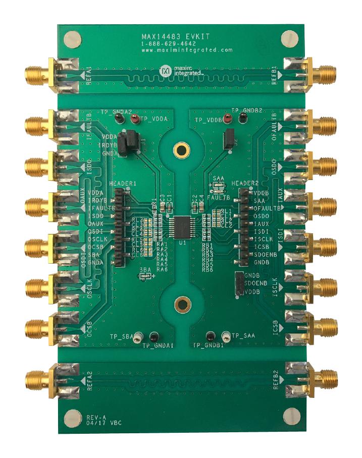 MAX14483EVKIT# EVAL BOARD, SPI DIGITAL ISOLATOR MAXIM INTEGRATED / ANALOG DEVICES