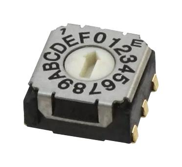 SH-7050TA ROTARY CODE SW, 16POS, HEX, 0.1A, 5V NIDEC COPAL ELECTRONICS