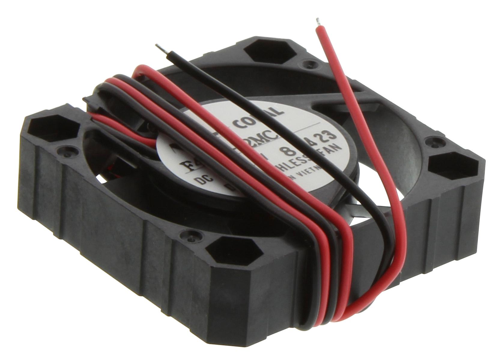 F410T-12MC AXIAL FAN, 40MM, 12VDC, 5.297CFM, 18DBA NIDEC COPAL ELECTRONICS