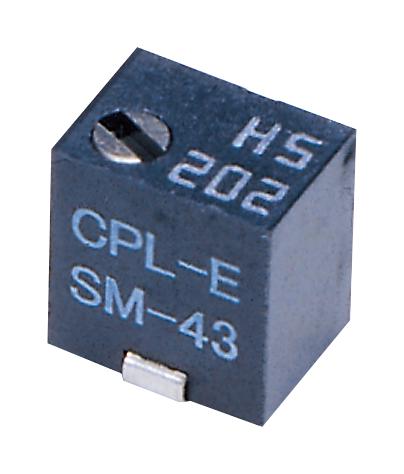 SM-43TW203 TRIMMER POT, CERMET, 20K, 5TURN, SMD NIDEC COPAL ELECTRONICS