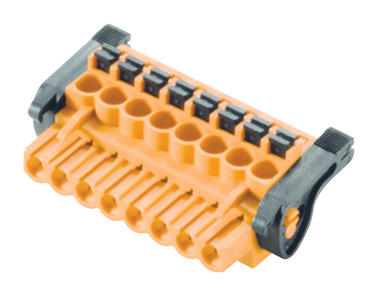 1002350000 TERMINAL BLOCK, PLUGGABLE, 9POS, 12AWG WEIDMULLER
