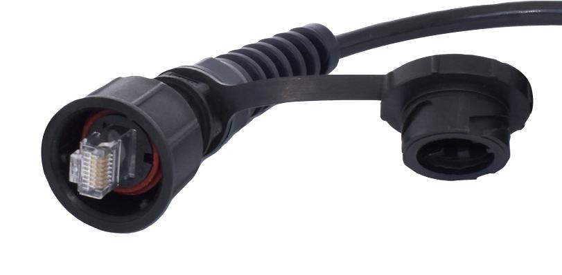 SS-39400-003 SEALED ENET, RJ45, PLUG, 8POS, CABLE STEWART CONNECTOR