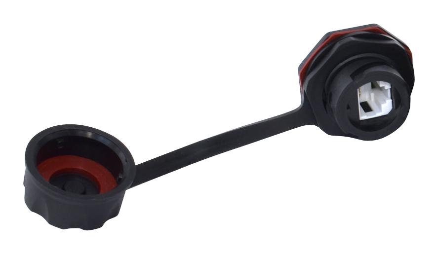 SS-60400-014 SEALED ENET, RJ45, RCPT, 8POS, PANEL STEWART CONNECTOR