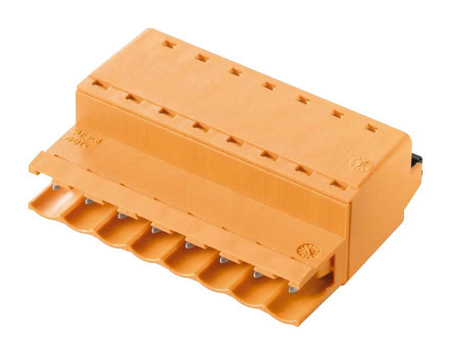 1335350000 TERMINAL BLOCK, PLUGGABLE, 4POS, 12AWG WEIDMULLER