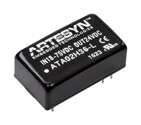 ATA02C36-L DC-DC CONVERTER, 15V, 0.535A ARTESYN EMBEDDED TECHNOLOGIES