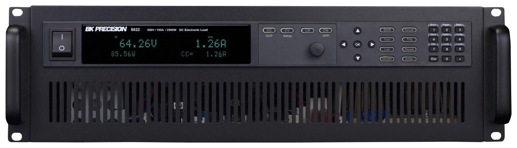 BK8622 DC ELECTRONIC LOAD, PROG, 100A, 2.5KW B&K PRECISION