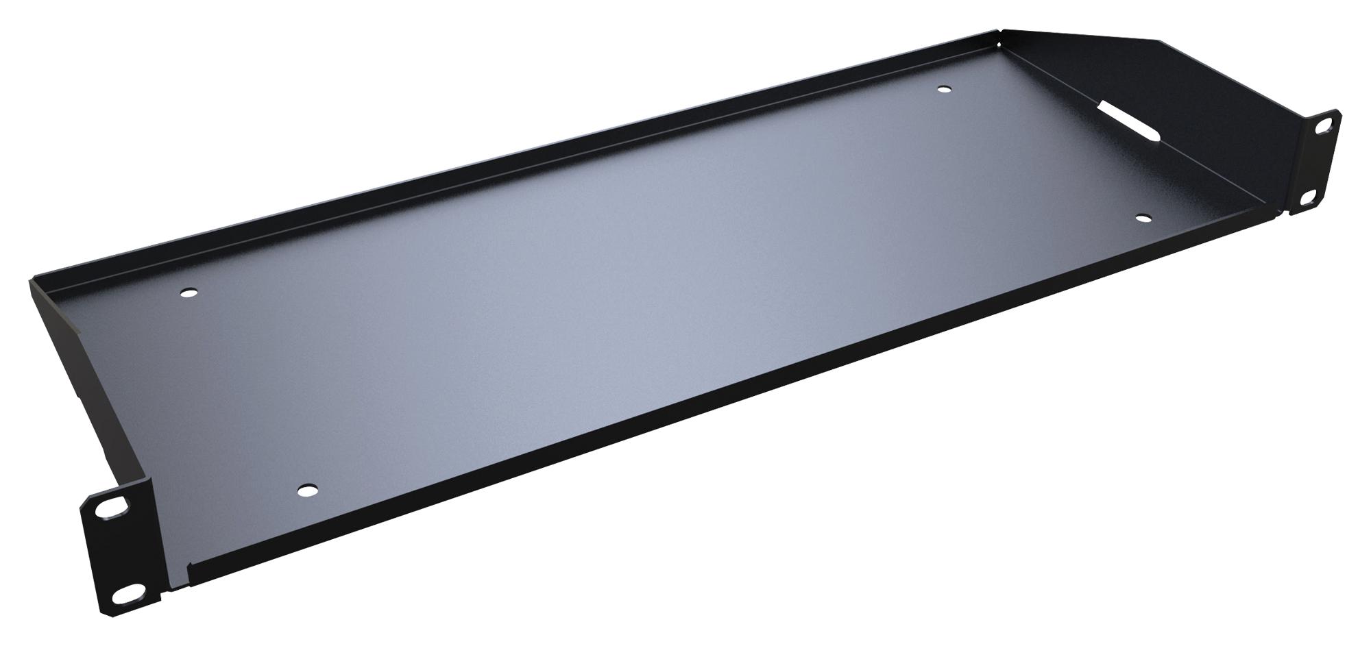 RASU190107UBK1 RACK SHELF, STEEL, 1U, ENCLOSURE HAMMOND