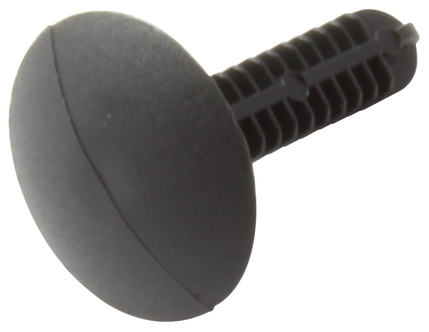 BPF-F2495 BARBED PUSH RIVET, NYLON 6.6, 7MM, BLK ESSENTRA COMPONENTS