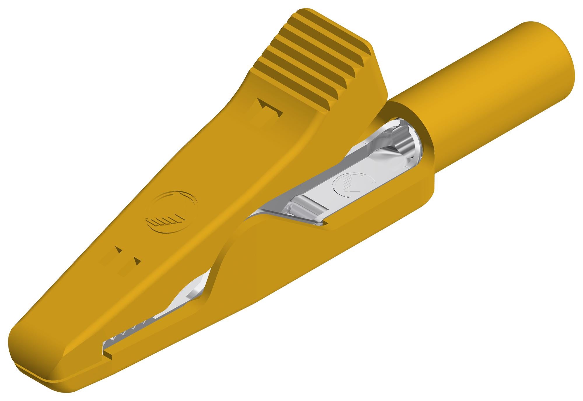 930319103 CROCODILE CLIP, 4MM, YELLOW, 6A HIRSCHMANN TEST AND MEASUREMENT