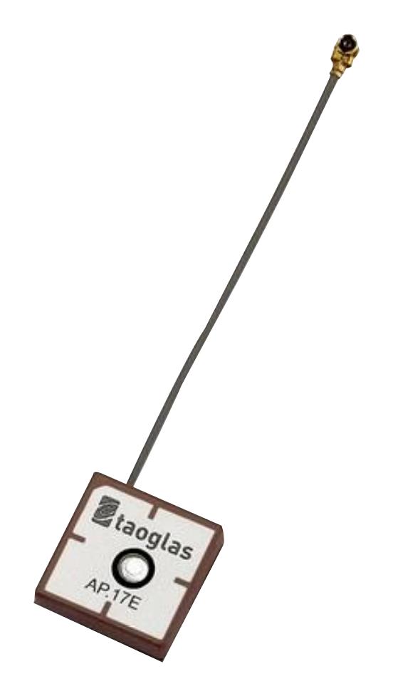 AP.17E.07.0064A PATCH ANTENNA, 1.57542GHZ, -1DBI TAOGLAS
