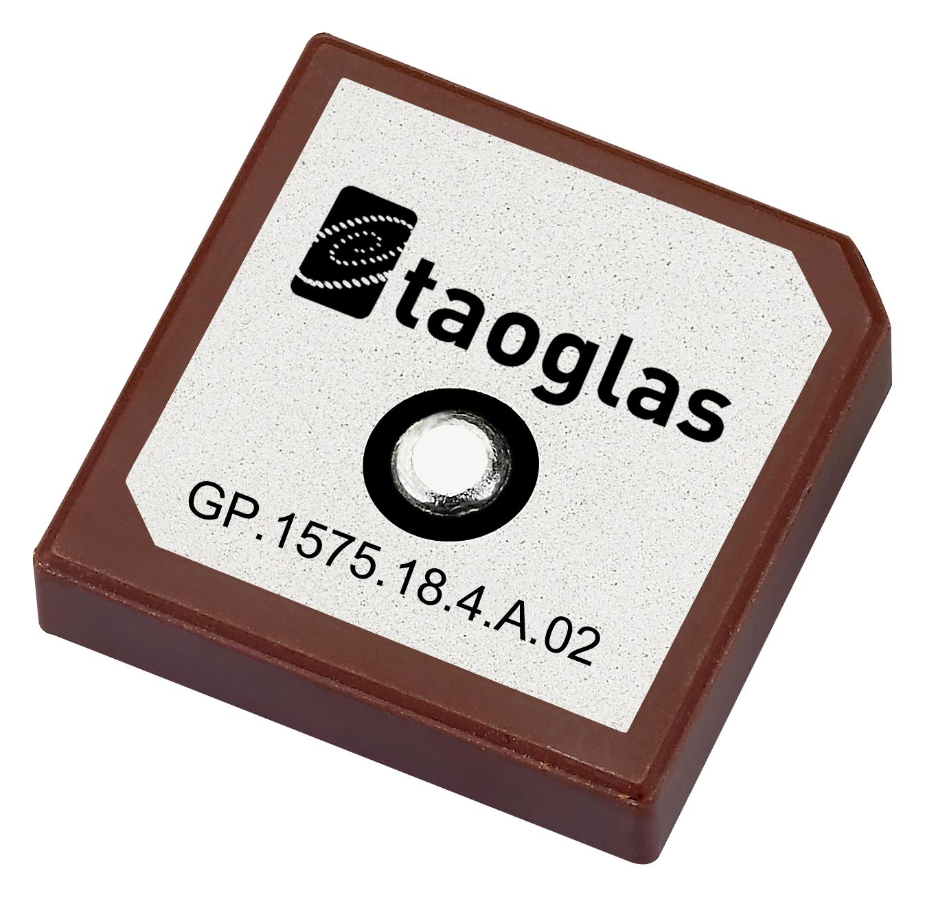 GP.1575.18.4.A.02 PATCH ANTENNA, 1.575GHZ, 2.5DBI TAOGLAS