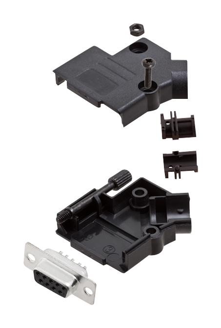 L17D45PK-P-09+L77SDE09S D SUB CONNECTOR, RCPT, 9POS, SOLDER AMPHENOL ICC